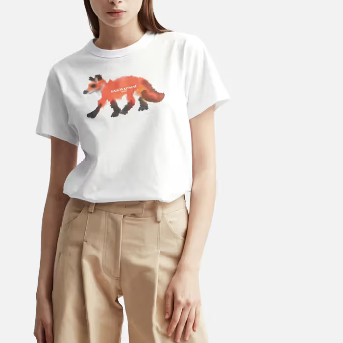 MAISON KITSUNE (メゾンキツネ) MK X ROP VAN MIERLO FOX CLASSIC TEE-SHIRT Tシャツ