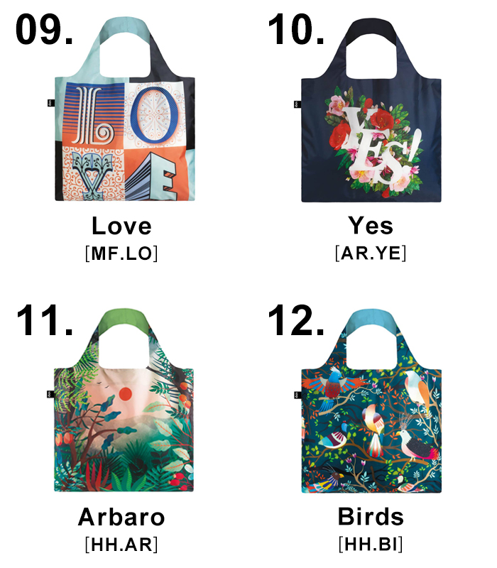 LOQI【ローキー】REUSABLE BAGS 【リユーザブル バッグ】エコバッグ 