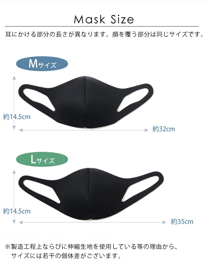 洗えるマスク 日本製 マスク 大人 バイオライナー 3枚入り 個包装 黒