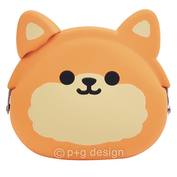 ピージーデザイン ミミ ポチフレンズ p+g design mimi POCHI Friends どうぶつ 顔型 シリコン がまぐち ポーチ コインケース かわいい プレゼント｜o-kini｜05