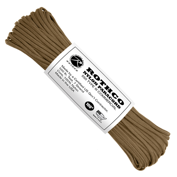 ROTHCO（ロスコ） パラコード 4mm 30m タイプ3 パラシュートコード