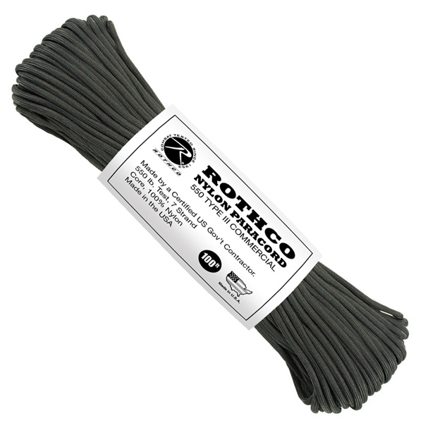 ROTHCO（ロスコ） パラコード 4mm 30m タイプ3 パラシュートコード