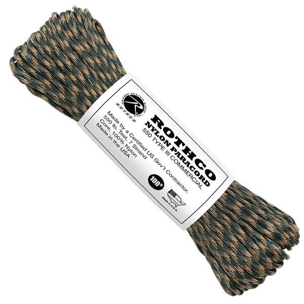 ROTHCO（ロスコ） パラコード 4mm 30m タイプ3 パラシュートコード