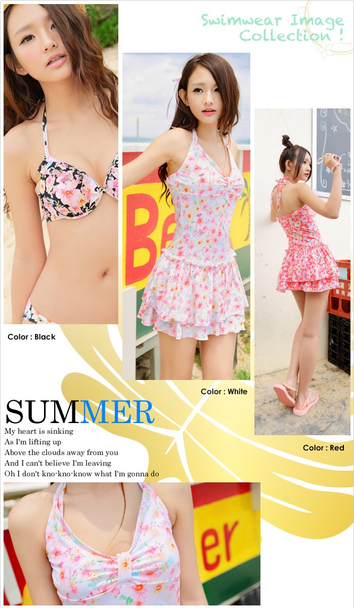 水着 レディース タンキニ ビキニ 体系カバー フリル パッド フレア