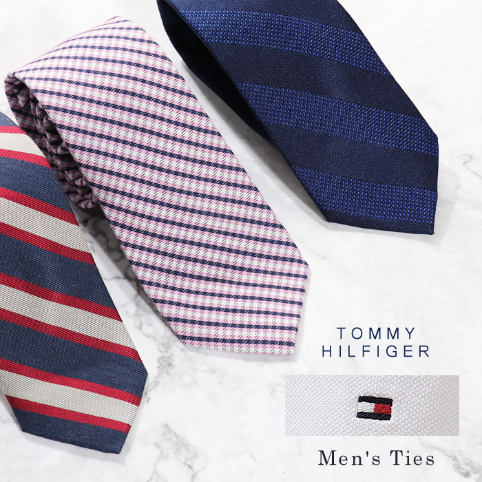 TOMMY HILFIGER (トミー ヒルフィガー) Tie (タイ) ナロー幅 レギュラー幅 メンズ ネクタイ