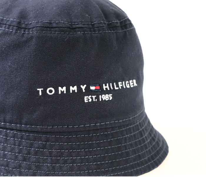 TOMMY HILFIGER（トミー・ヒルフィガー） コットン ロゴ バケット