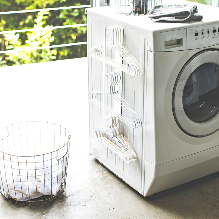 tower マグネット洗濯ハンガー収納ラック タワー