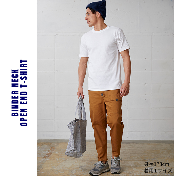 バインダーネック [Tシャツ] 6.2オンス [半袖]