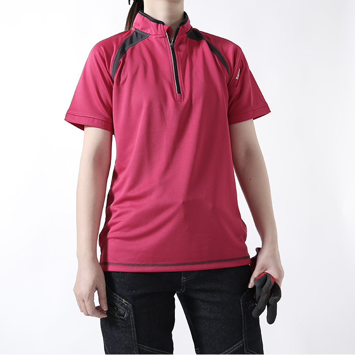 TS DESIGN [ティーエスデザイン] ハーフジップ [ニット シャツ] 男女兼用