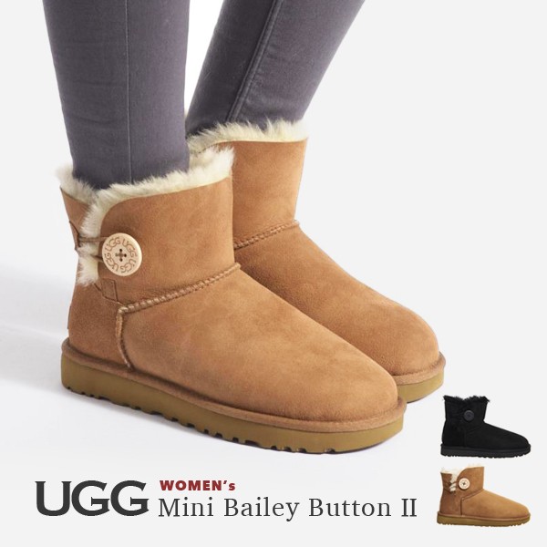 UGG ブーツ アグ ショートレザー レディース 本革 アグブーツ 靴