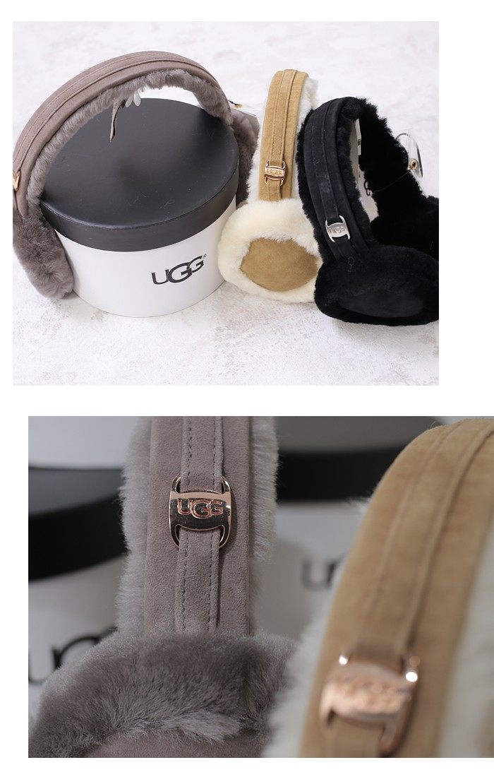 UGG イヤーマフ アグ 耳あて ヘッドフォン内蔵 テック イヤマフ レディース 17399 シープスキン かわいい あったか ギフト ヘッドホン