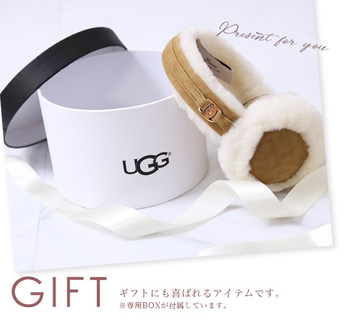 UGG イヤーマフ アグ 耳あて ヘッドフォン内蔵 テック イヤマフ レディース 17399 シープスキン かわいい あったか ギフト ヘッドホン