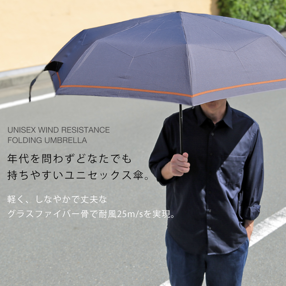 Wpc 【ワールドパーティー】 UNISEX WIND RESISTANCE FOLDING UMBRELLA(ユニセックス)耐風(折り畳み傘)