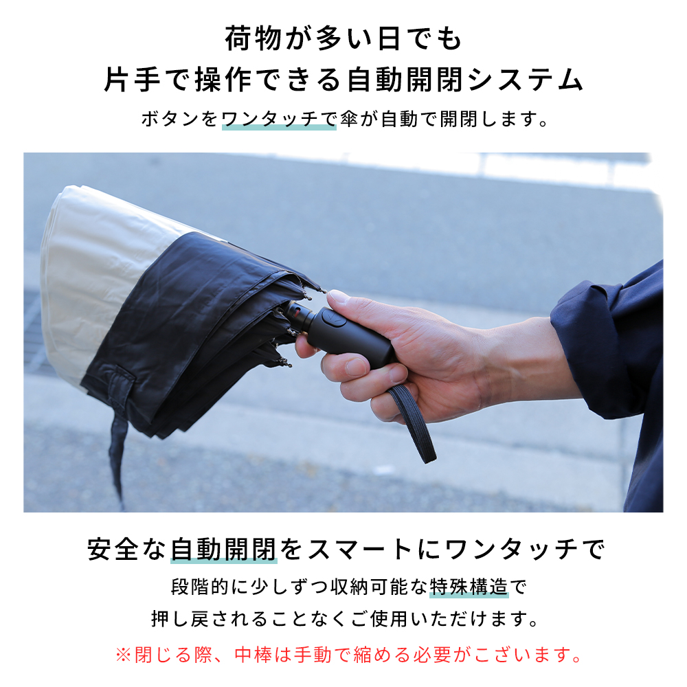 Wpc 【ワールドパーティー】 ユニセックス (自動開閉) 折りたたみ傘（ニュアンスカラー）