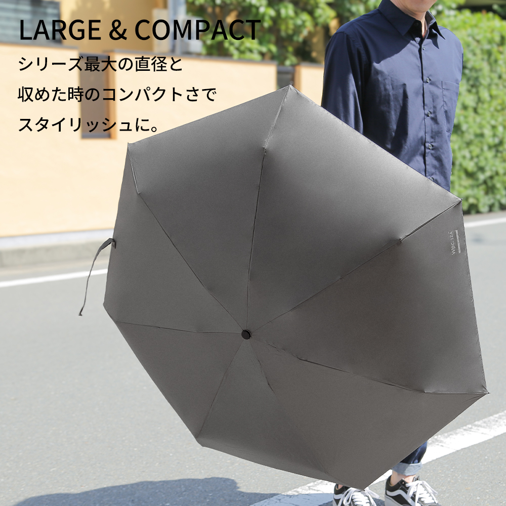 Wpc 【ワールドパーティー】 メンズ ラージ＆コンパクト 折りたたみ傘