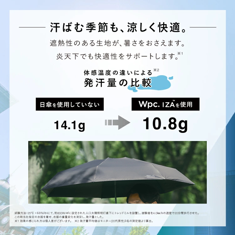Wpc 【ワールドパーティー】 メンズ ラージ＆コンパクト 折りたたみ傘