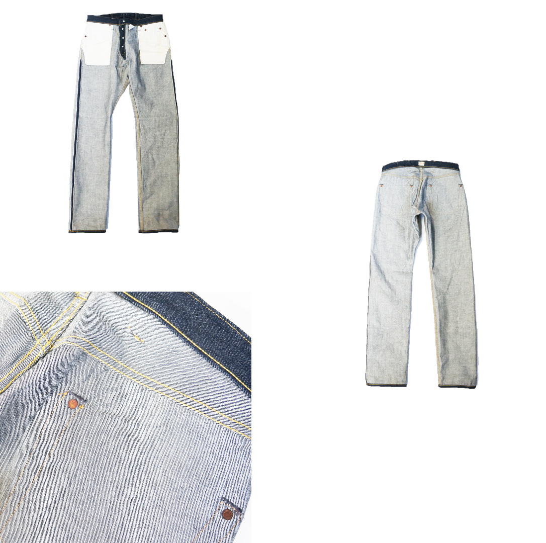 CANTON OVERALLS（キャントンオーバーオールズ）DENIM TROUSERS #1963-105 デニムトラウザーズ ストレートジーンズ  : 1963-105 : o-mureys&mado - 通販 - Yahoo!ショッピング