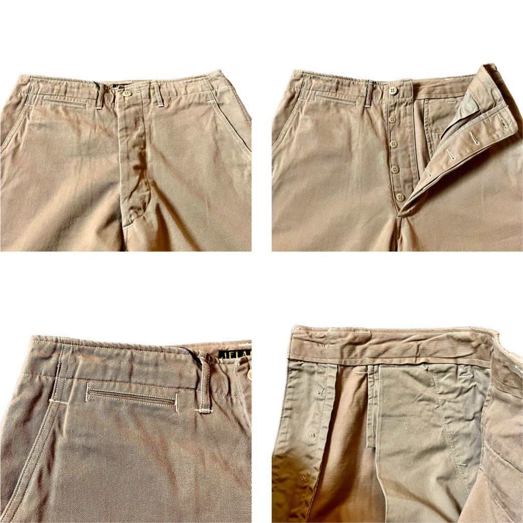 JELADO（ジェラード） 41 Khaki Lastresort Chino Cloth Stencil