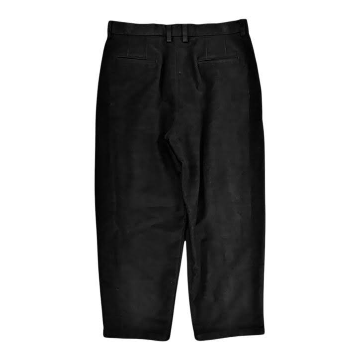 THE DAY（ザ デイ）BRITISH MOLESKIN 2 TUCK WIDE PANTS -BLACK