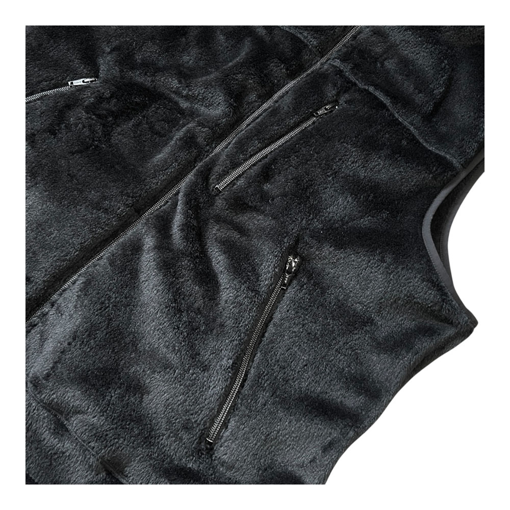 THE DAY（ザ デイ）HIGH LOFT FLEECE CLASSIC VEST -BLACK- ハイロフト