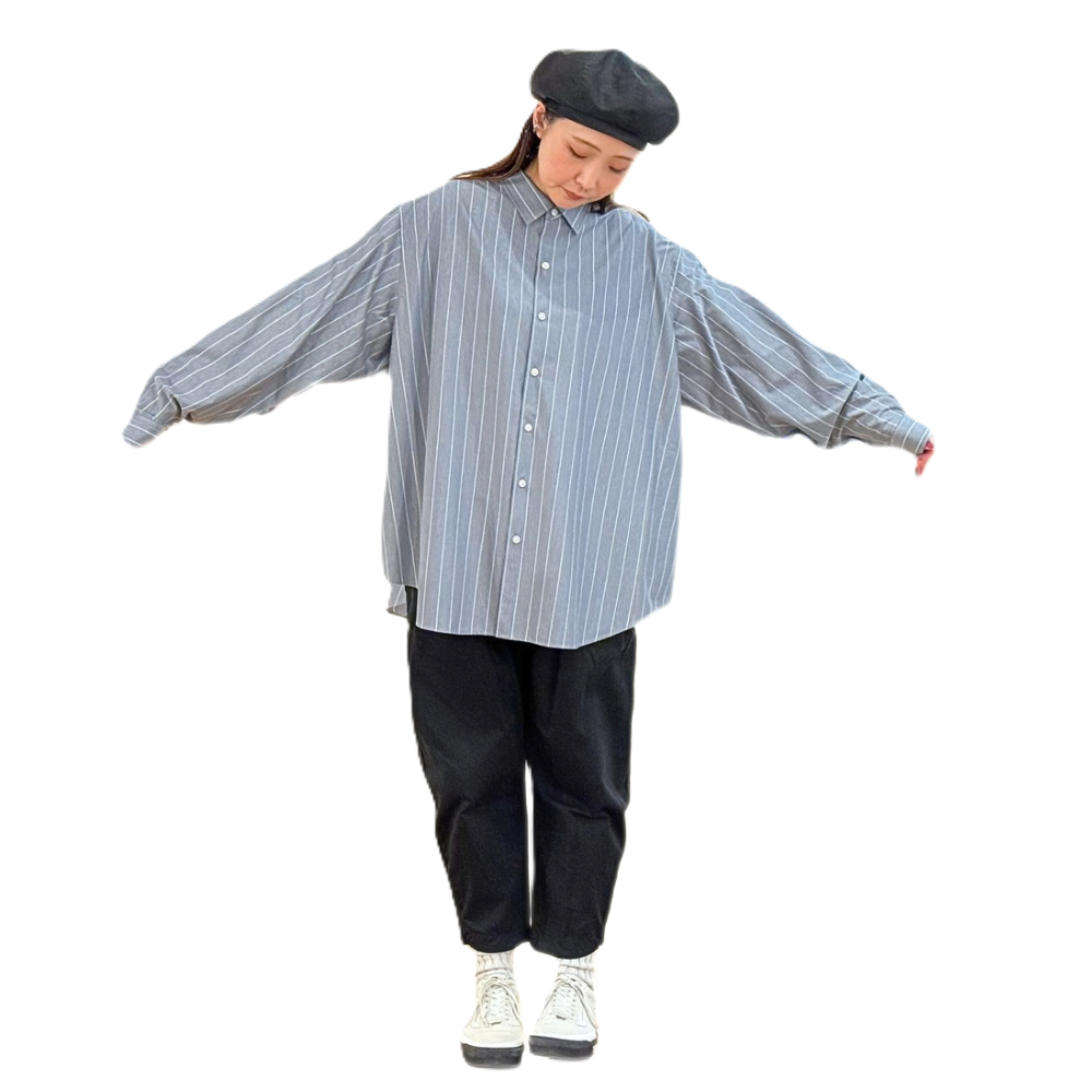KANEMASA PHIL. (カネマサ フィル) 46G Atmosphere Stripe Shirt