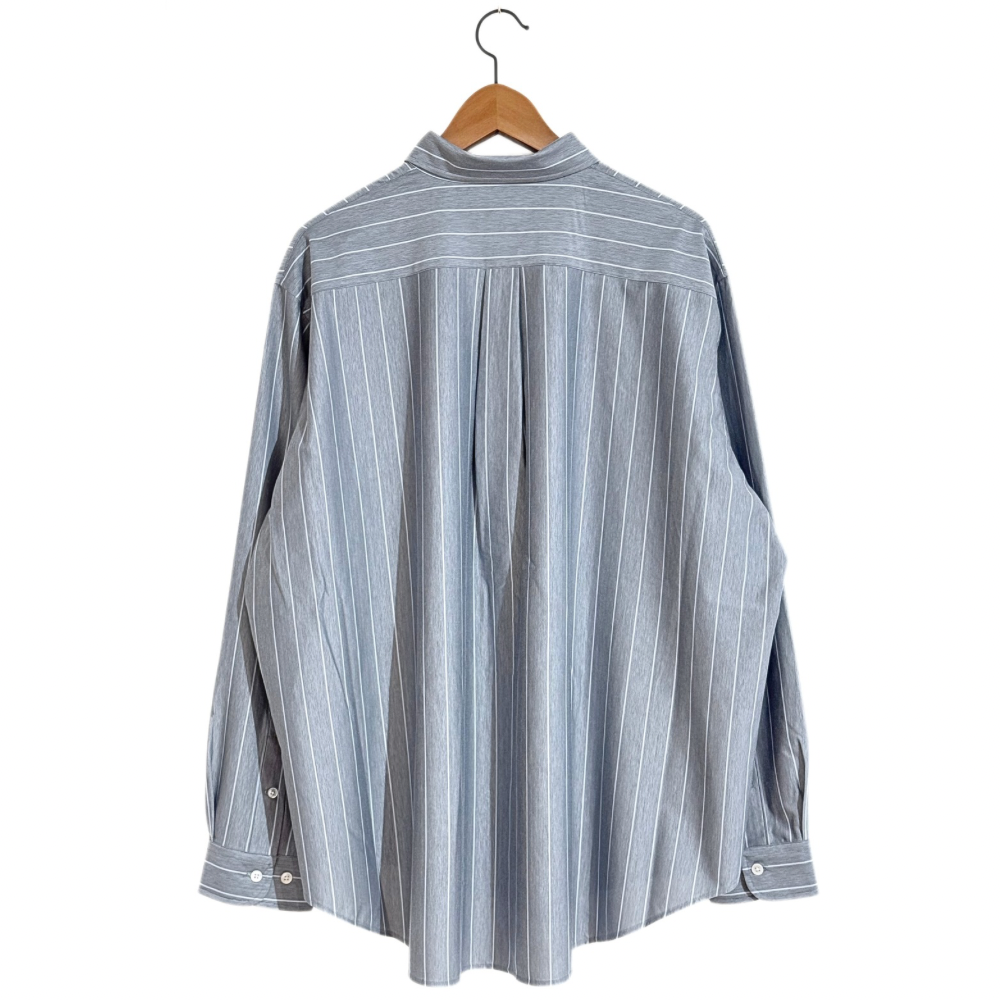KANEMASA PHIL.（カネマサフィル） 46G Atmosphere Stripe Shirt BLUE