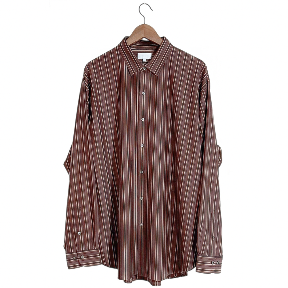 KANEMASA PHIL. +81 別注シャツ ブラウン KANEMASA PHIL. +81 別注シャツ ブラウン Kanemasa Phil +81