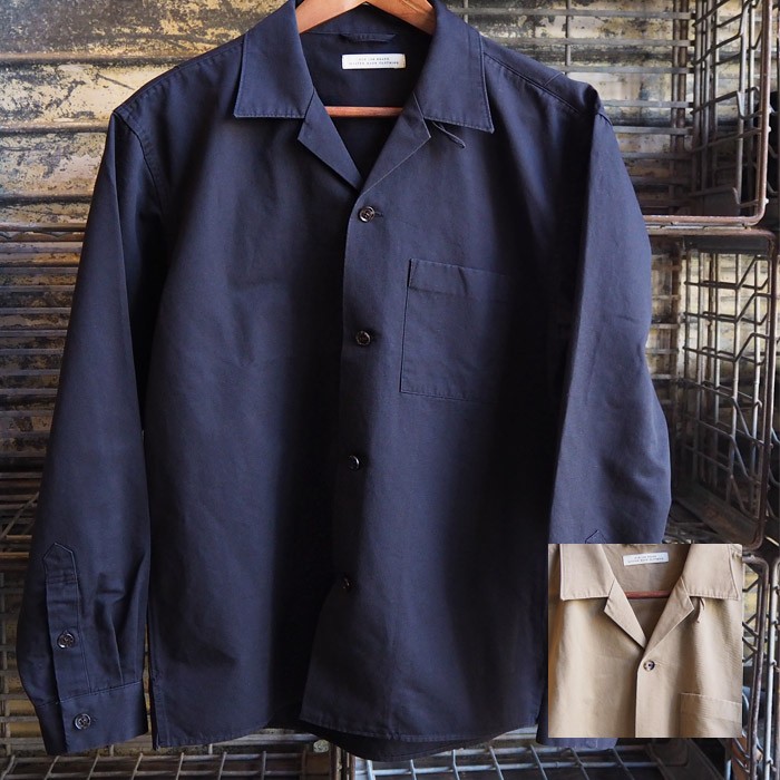 OLD JOE（オールドジョー） OPENED COLLAR SHIRTS-NAVY