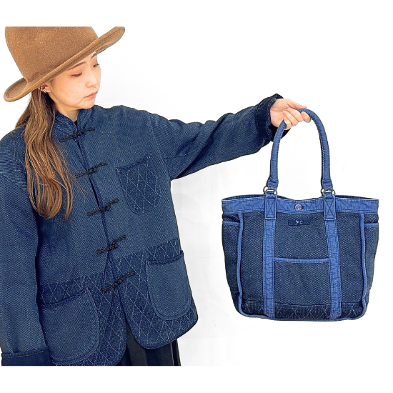 PORTER CLASSIC (ポータークラシック)KENDO TOTE BAG BLUE