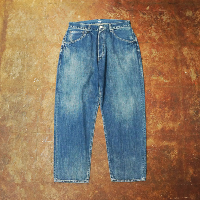 Porter Classic (ポータークラシック) INDIGO DENIM WIDE PANTS