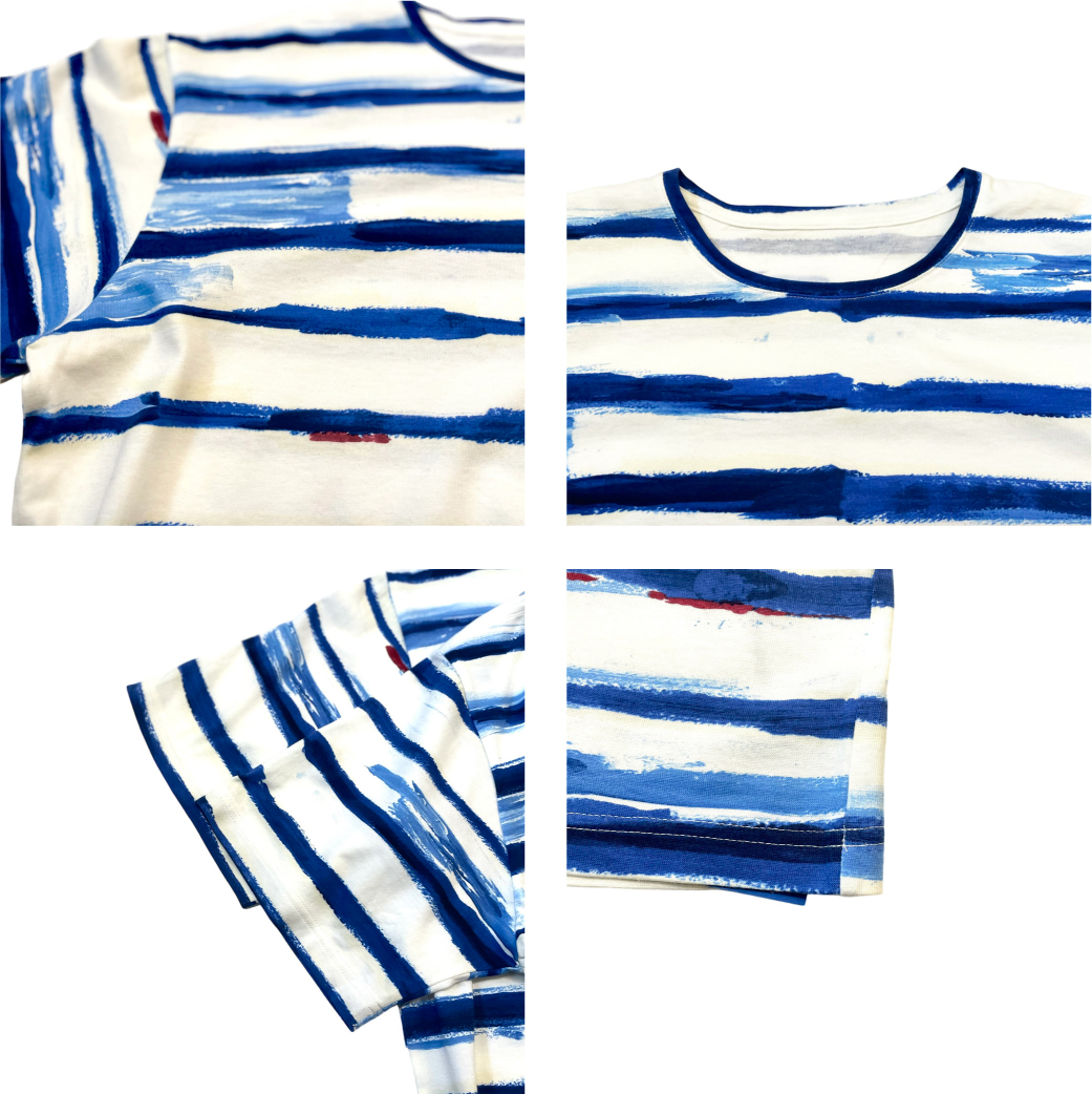 Porter Classic (ポータークラシック) ARTIST BORDER T-SHIRT - BLUE アーティストボーダーTシャツ ブルー [ PC-006-2238] : pc-006-2238-40 : o-mureys&mado - 通販 - Yahoo!ショッピング