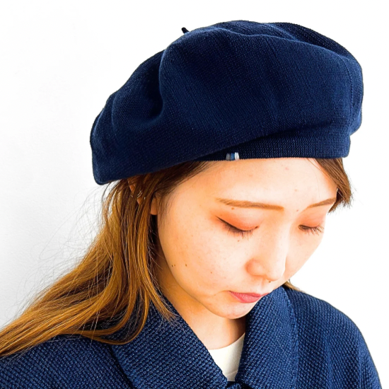 PORTER CLASSIC (ポータークラシック) HAND WORK KNIT BERET - TRICOLORE ( ハンドワークニットベレー  トリコロール ) ユニセックス