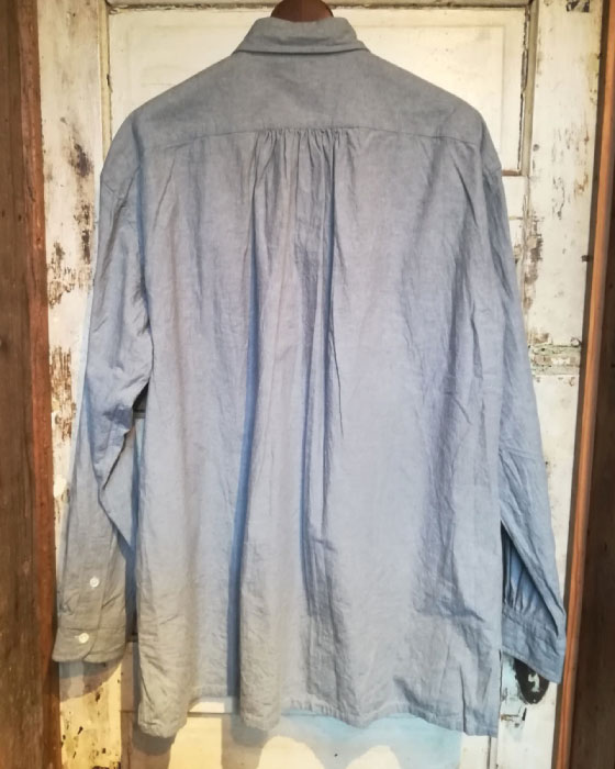 PORTER CLASSIC（ポータークラシック） WIDE POCKET SHIRT -GRAY