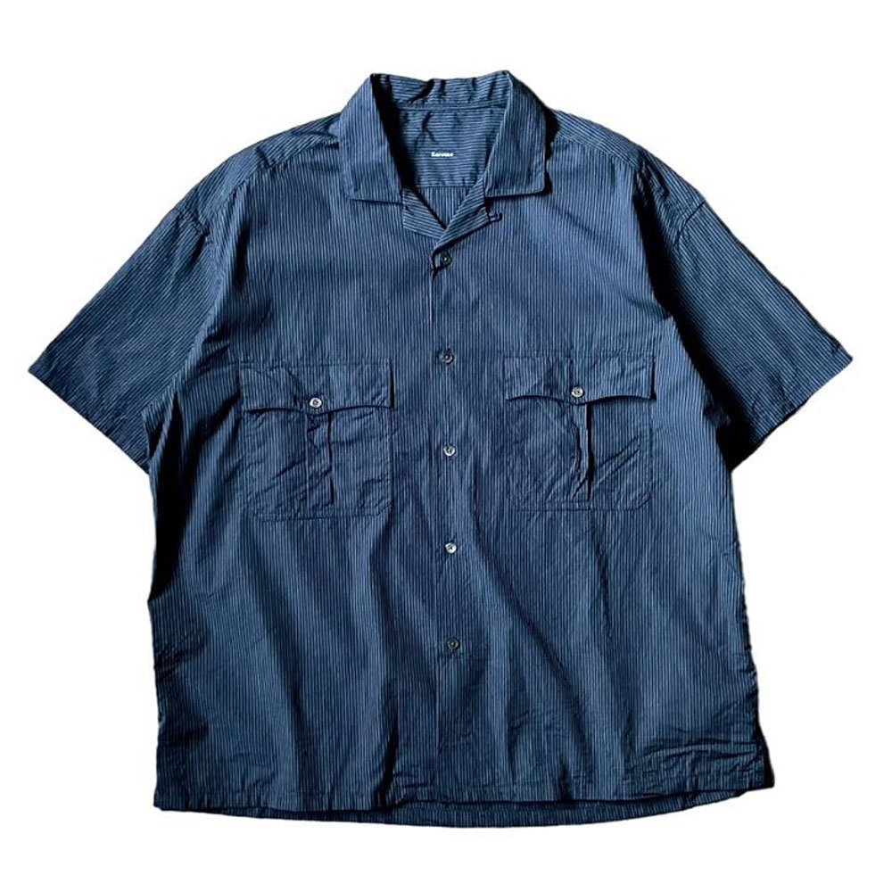 PORTER CLASSIC ( ポータークラシック ) KEROUAC PIN STRIPE SHIRT - NAVY ケルアックピンストライプシャツ  ネイビー : pc-016-2762-41 : o-mureys&mado - 通販 - Yahoo!ショッピング