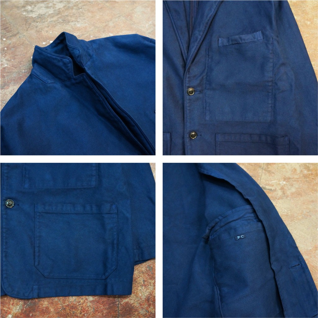 Porter Classic (ポータークラシック) MOLESKIN CLASSIC JACKET NAVY