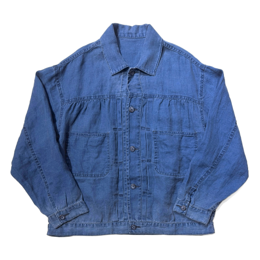 PORTER CLASSIC（ポータークラシック） INDIGO LINEN SHORT JACKET