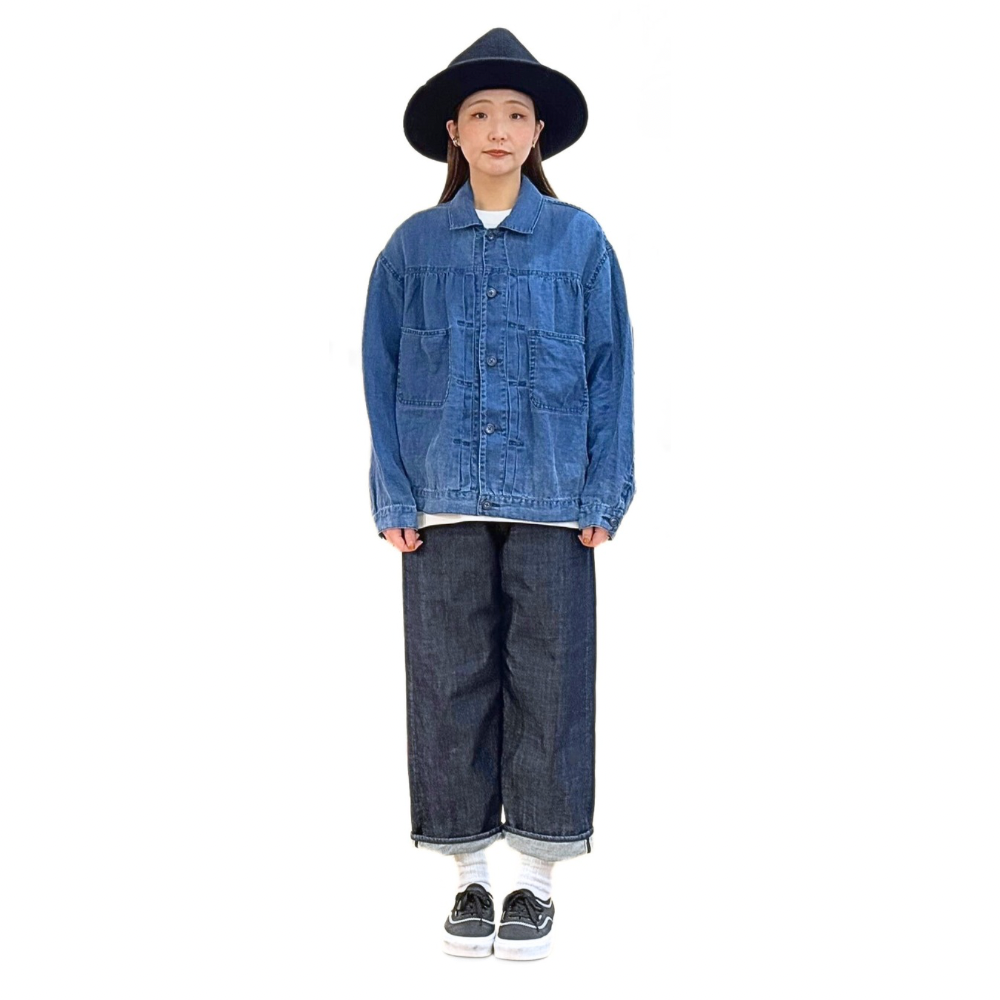PORTER CLASSIC（ポータークラシック） INDIGO LINEN SHORT JACKET