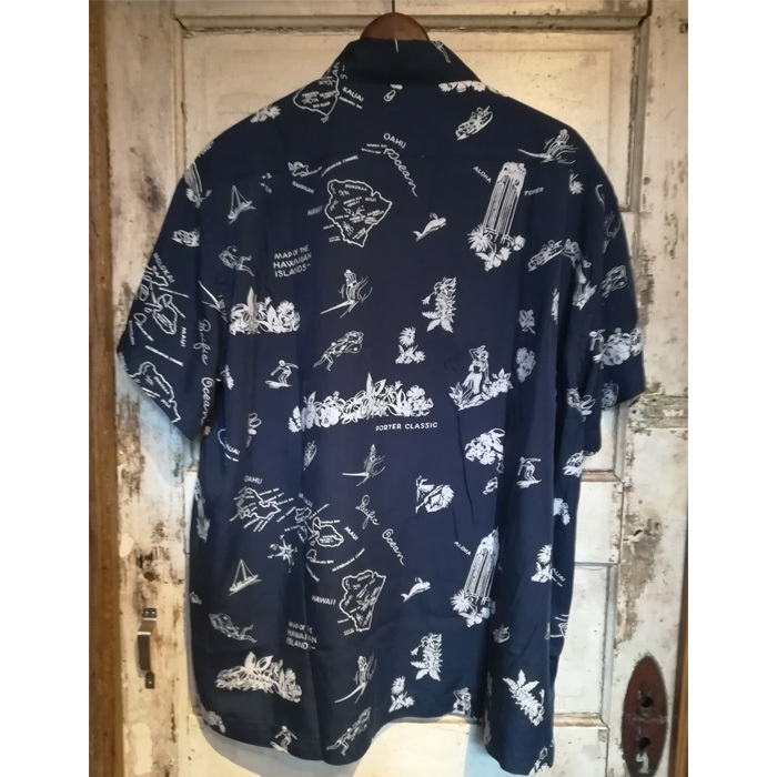 Porter Classic (ポータークラシック) ALOHA SHIRT “NAVY BLUE