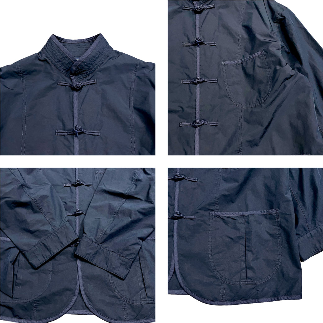 PORTER CLASSIC ( ポータークラシック ) WEATHER CHINESE COAT - NAVY ウェザーチャイニーズコート ネイビー