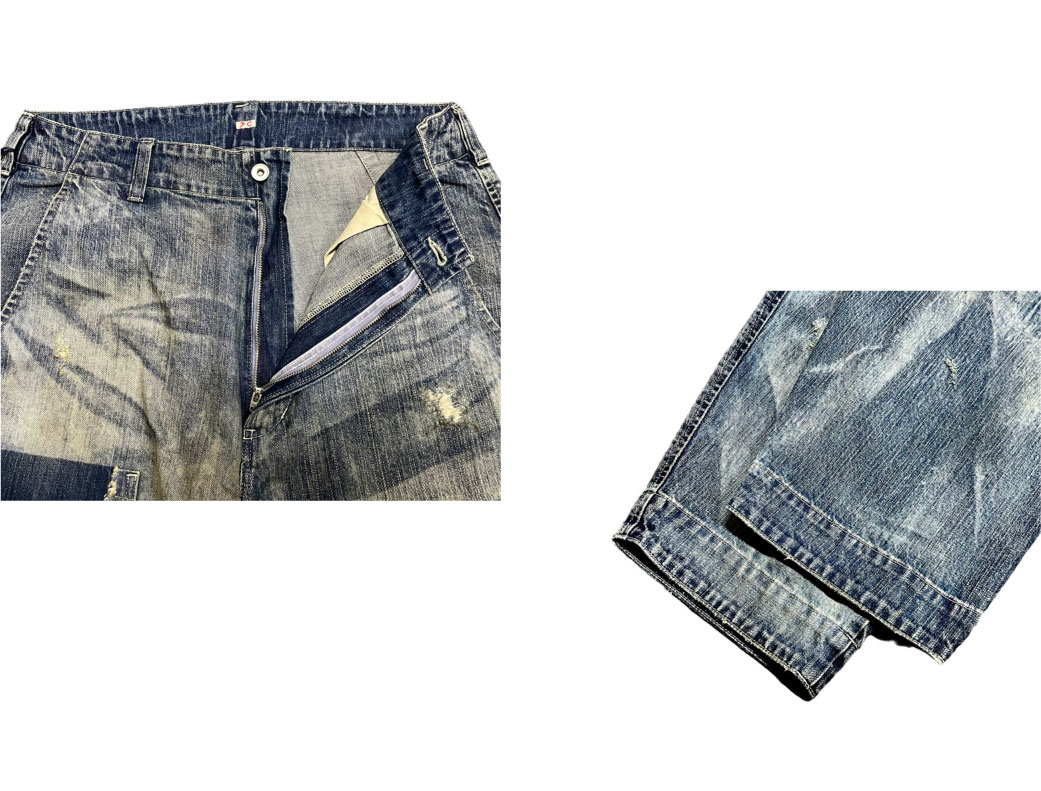 PORTER CLASSIC (ポータークラシック) STEINBECK DENIM POCKET PANTS