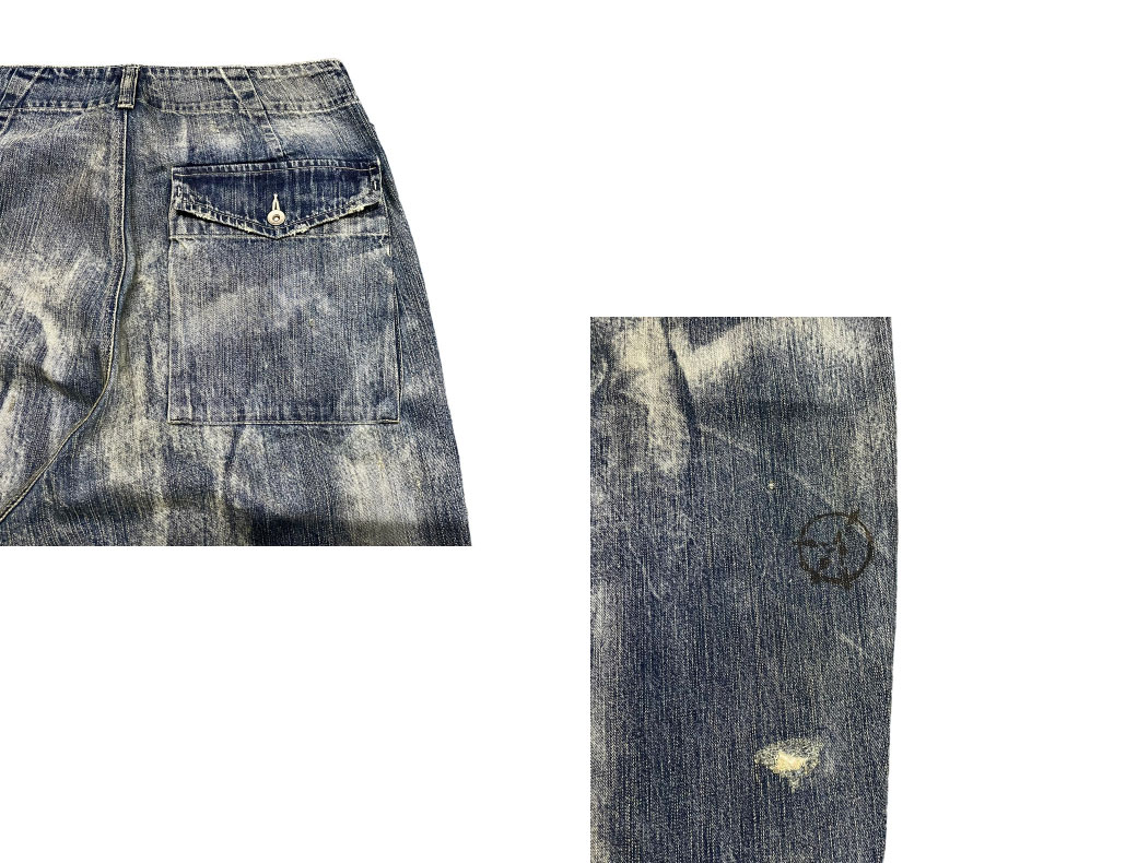 PORTER CLASSIC (ポータークラシック) STEINBECK DENIM POCKET PANTS