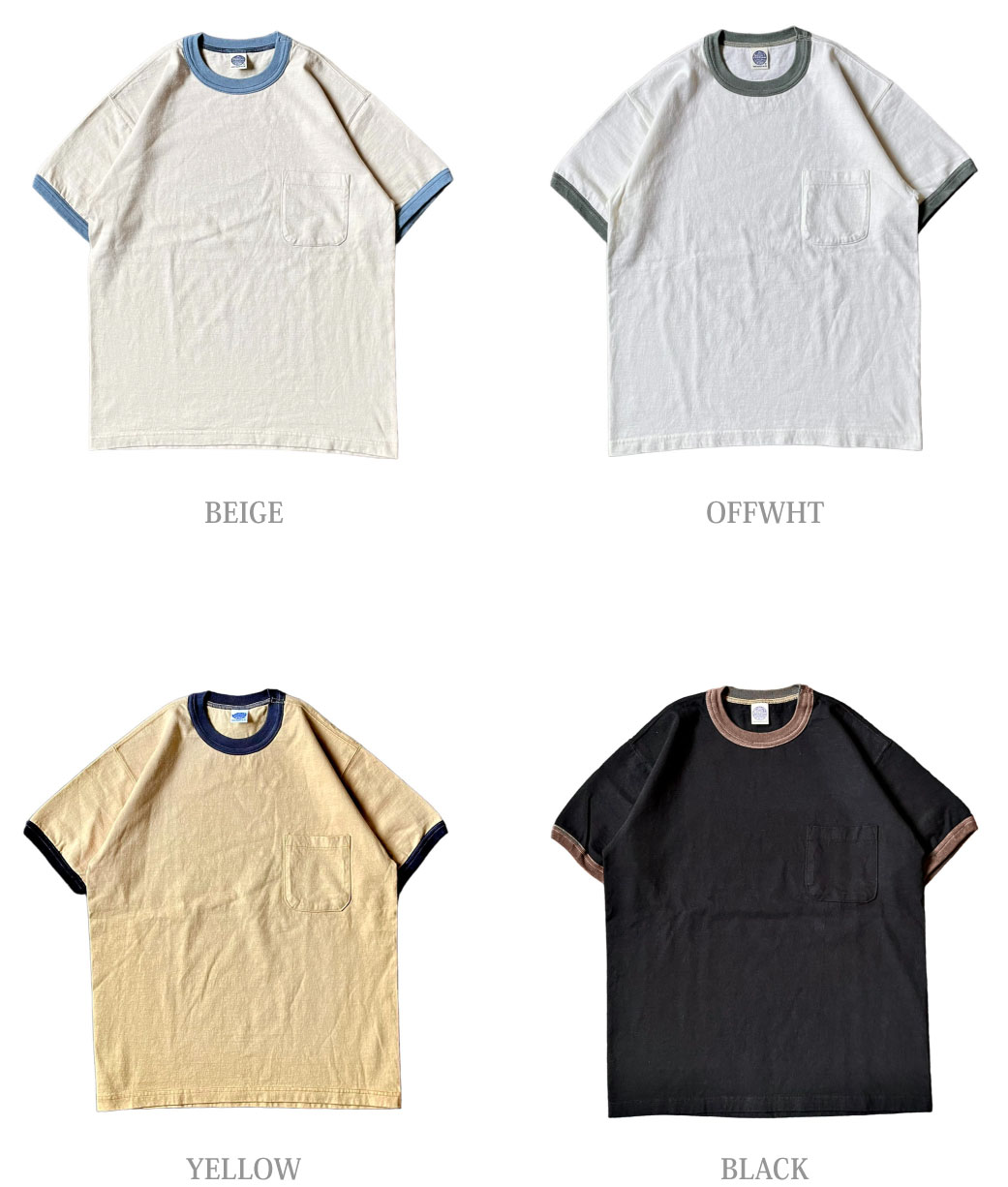 [予約商品][2024年春夏] TOYS McCOY（トイズマッコイ) McHILL SPORTS WEAR RINGER POCKET TEE  半袖Tシャツ リンガーポケットTシャツ [TMC2335]