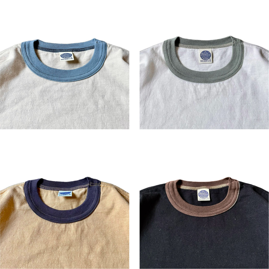 [予約商品][2024年春夏] TOYS McCOY（トイズマッコイ) McHILL SPORTS WEAR RINGER POCKET TEE  半袖Tシャツ リンガーポケットTシャツ [TMC2335]