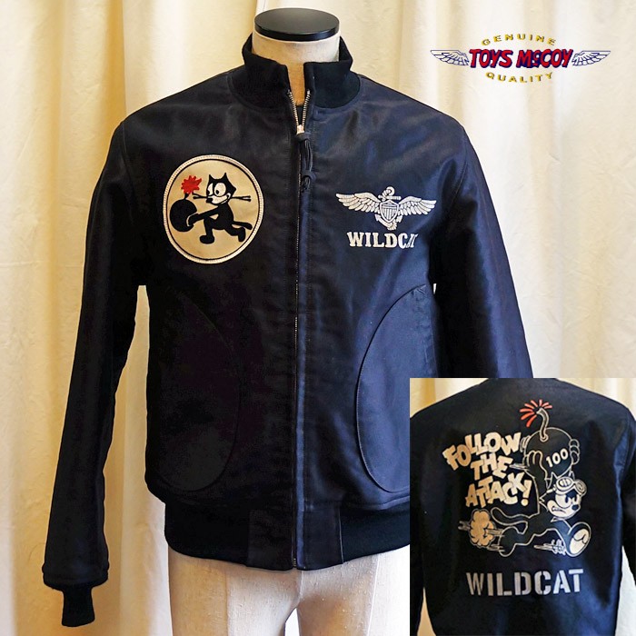 TOYS McCOY (トイズマッコイ) NAVAL AVIATION GROUND CREW DECK JACKET FELIX THE CAT  