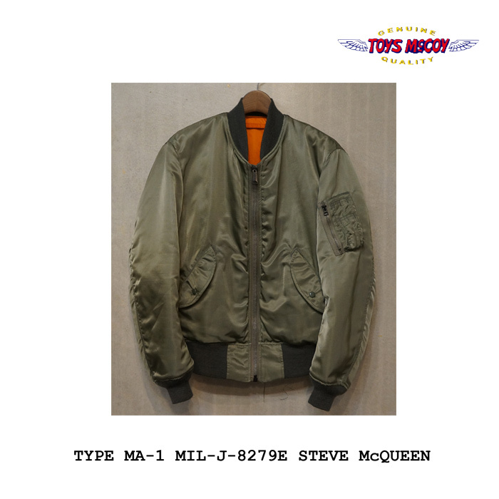 [2021年秋冬] TOYS McCOY（トイズマッコイ) TYPE MA-1 MIL-J-8279E STEVE McQUEEN TMJ2132