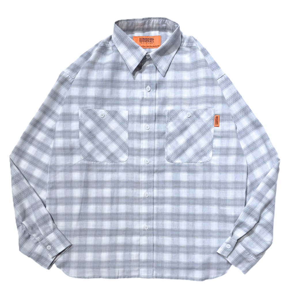 UNIVERSAL OVERALL（ユニバーサルオーバーオール） OMBRE CHECK LS