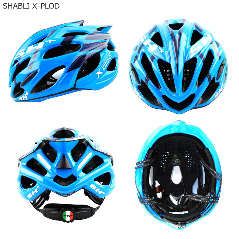 SH+ SHABLI X-PLOD シャブリ エクスプロッド ヘルメット MATT BLACK