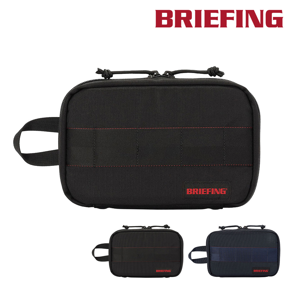 BRIEFING（ブリーフィング） ポーチ 小物入れ 薄マチ マルチポーチ