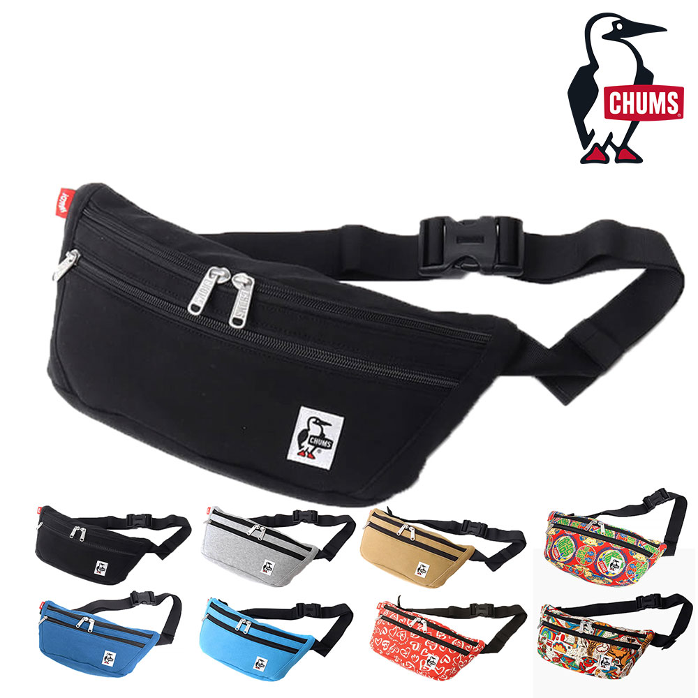 最大P+16% チャムス CHUMS ボディバッグ ウエストポーチ ウエストバッグ Small Fanny Pack Sweat スモールファニーパックスウェット ch60-3598｜o-zone｜02