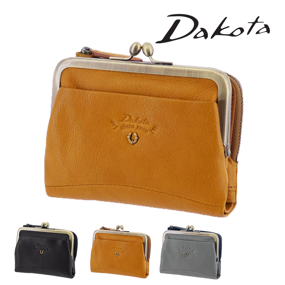 Dakota（ダコタ） 財布 二つ折り財布 折財布 がま口 小銭入れ付き